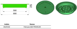 Pokrywa 600 PREMIUM - HABA