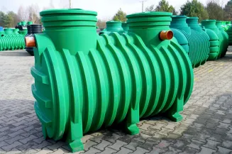 Zbiornik na deszczówkę z filtrem 2m3 HDPE R - WOBET HYDRET