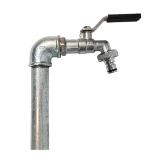 Słupek ogrodowy techniczny z kranem 1/2 cala - AQUABIN
