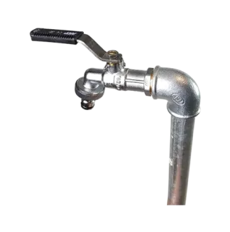 Słupek ogrodowy techniczny z kranem 1/2 cala - AQUABIN